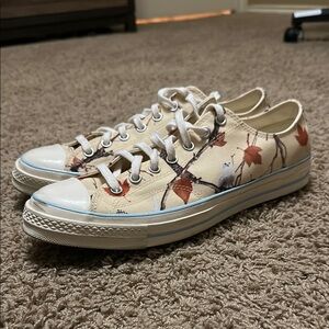 Tyler the creator golf wang X Converse Canvas Sneakers with Leaf Design